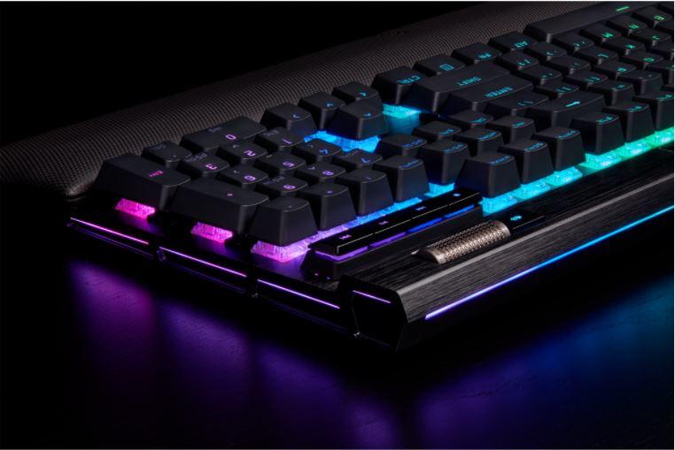 Corsair K100 RGB keyboard USB QWERTZ Dutch Black