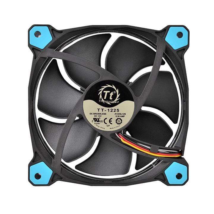 Thermaltake Riing 12 Computer Case Fan 120mm Black and Blue 1500rpm CL-F038-PL12BU-A