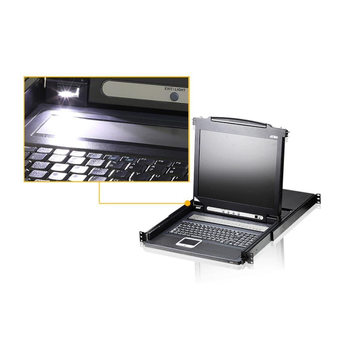 Aten 8-port 17-inch LCD KVM Switch CL1008M
