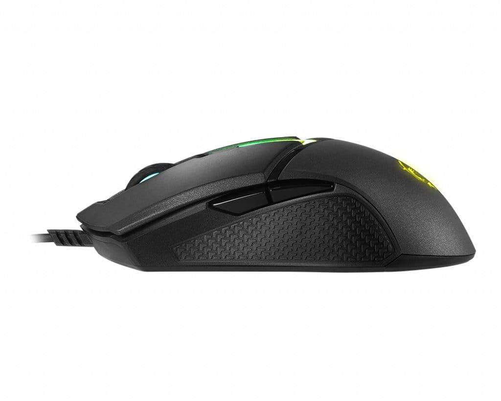 MSI CLUTCH GM30 RGB Optical Gaming Mouse '6200 DPI Optical Sensor, 6 Programmable button, Dual-Zone RGB, Ergonomic design, OMRON Switch with 20+ Million Clicks, RGB Mystic Light'