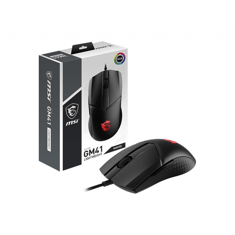 MSI CLUTCH GM41 Lightweight Wired USB Gaming Mouse