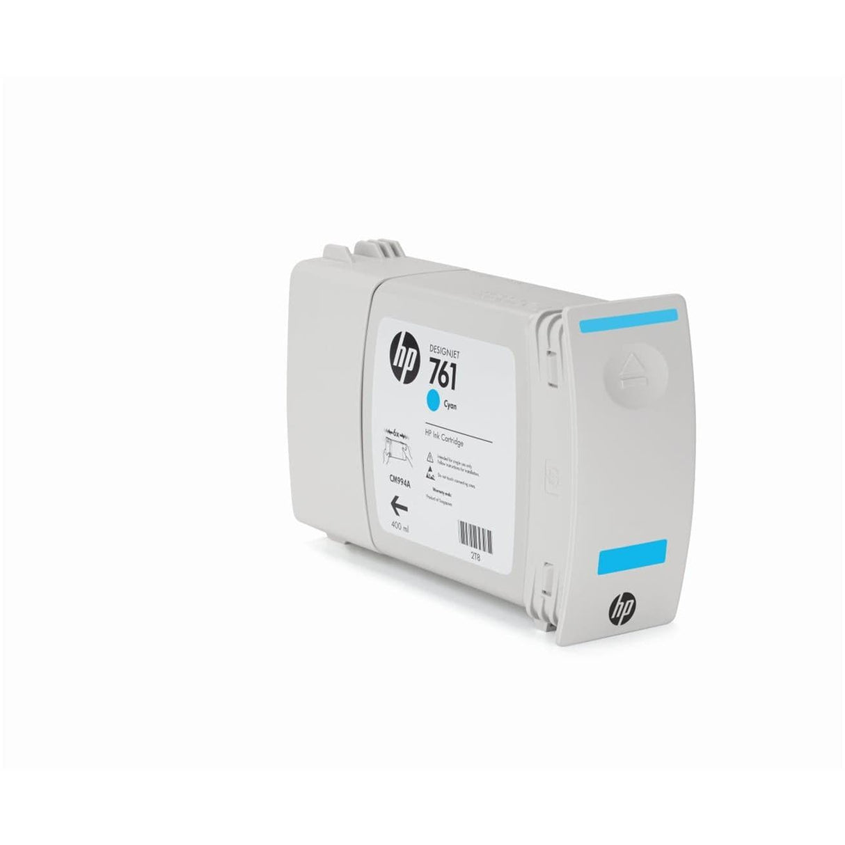 HP 761 400-ml DesignJet Cyan Printer Ink Cartridge Original CM994A Single-pack