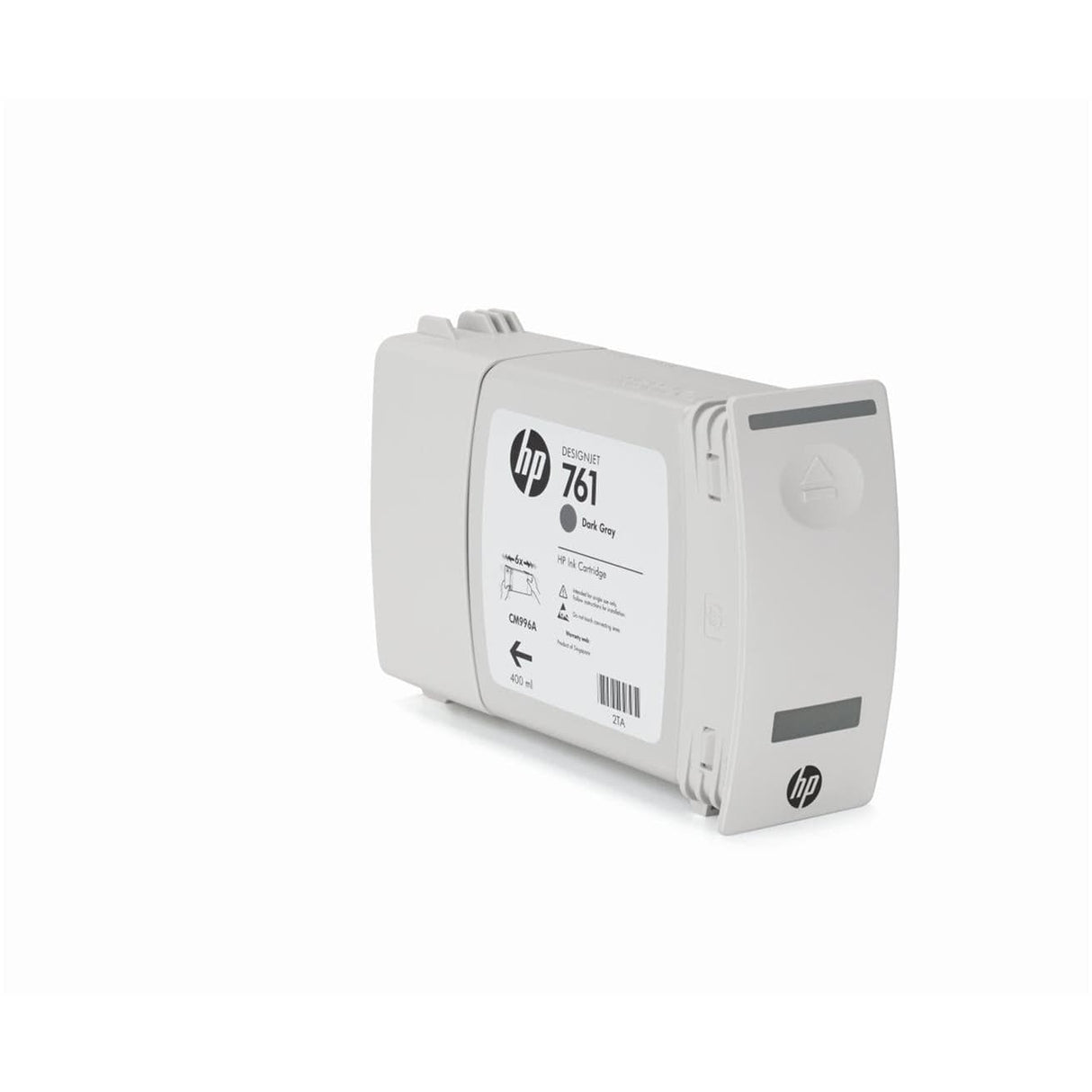 HP 761 400-ml DesignJet Dark Grey Printer Ink Cartridge Original CM996A Single-pack