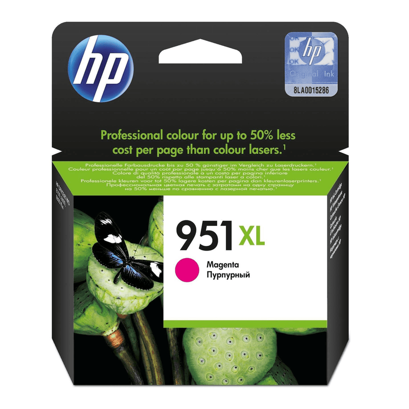 HP 951XL Magenta High Yield Printer Ink Cartridge Original CN047AE Single-pack