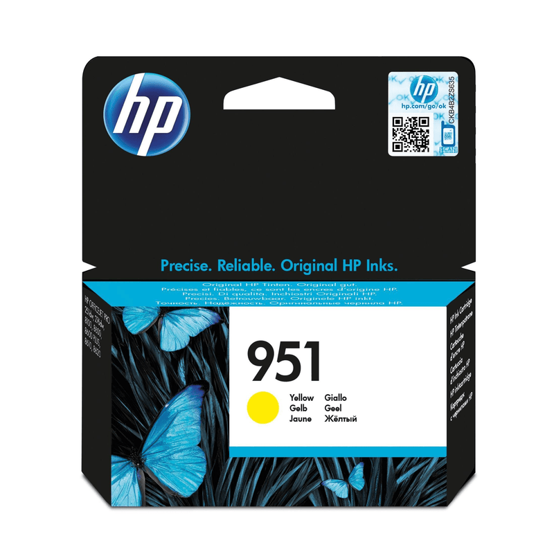 HP 951 Yellow Standard Yield Printer Ink Cartridge Original CN052AE Single-pack