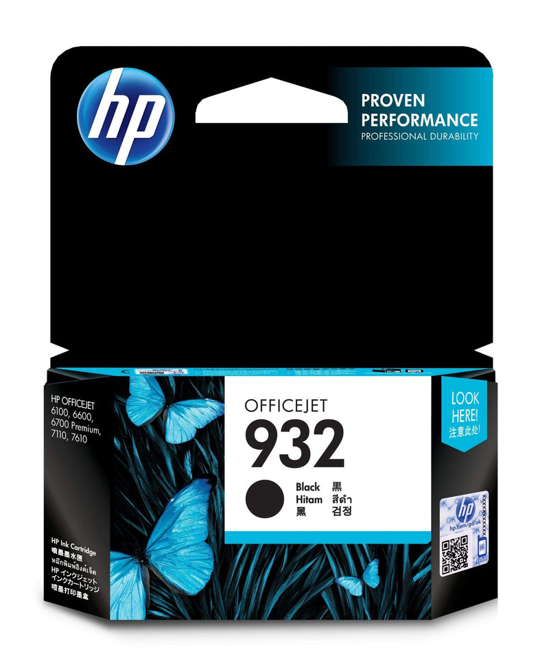 HP 932 Black Standard Yield Printer Ink Cartridge Original CN057AE Single-pack