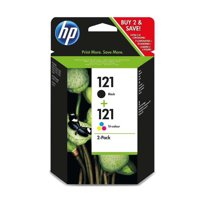 HP 121 Tri-Colour Printer Ink Cartridge Original CN637HE Single-pack