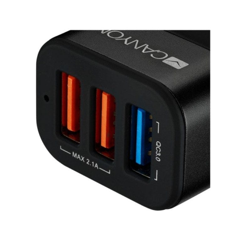 Canyon C-07 Universal 3-port USB Car Charger / Adapter Black CNE-CCA07B