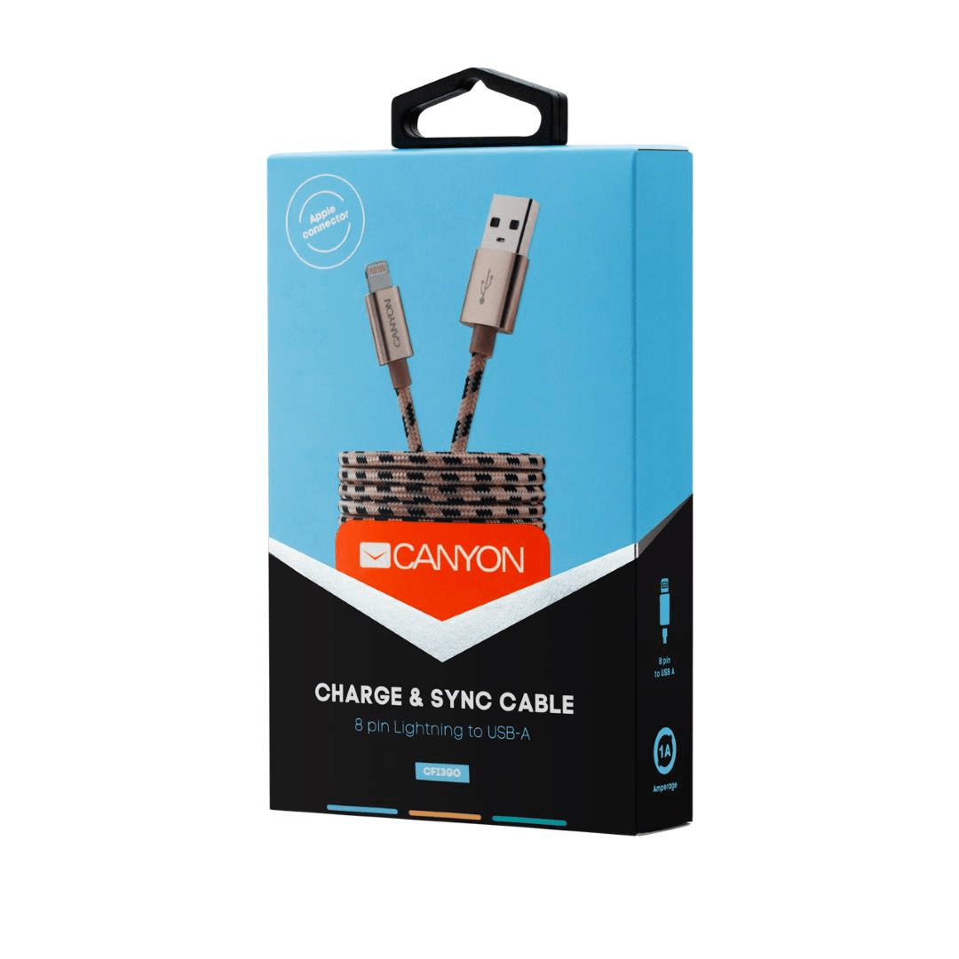 Canyon CFI-3 1m Lightning Cable - Gold CNE-CFI3GO