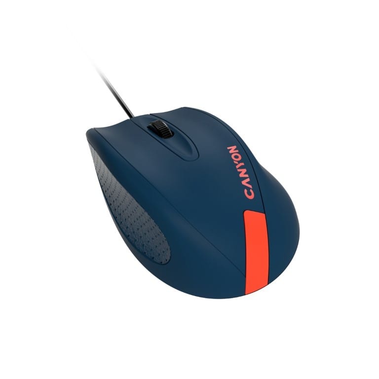 Canyon M-11 Wired USB Optical Mouse Navy Red CNE-CMS11BR