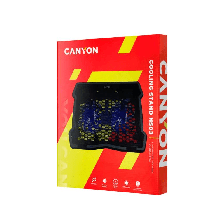 Canyon NS03 Notebook Cooling Pad Black CNE-HNS03