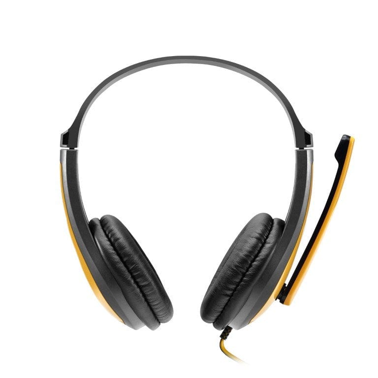 Canyon HSC-1 Simple Wired Headset Black Yellow CNS-CHSC1BY