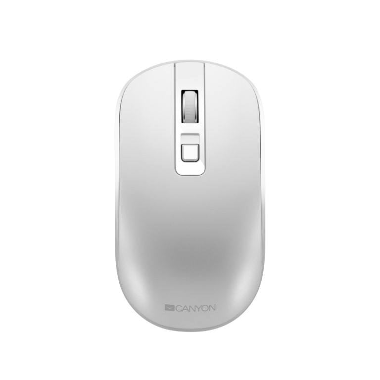 Canyon MW-18 Wireless Rechargeable Optical Mouse Pearl White CNS-CMSW18PW