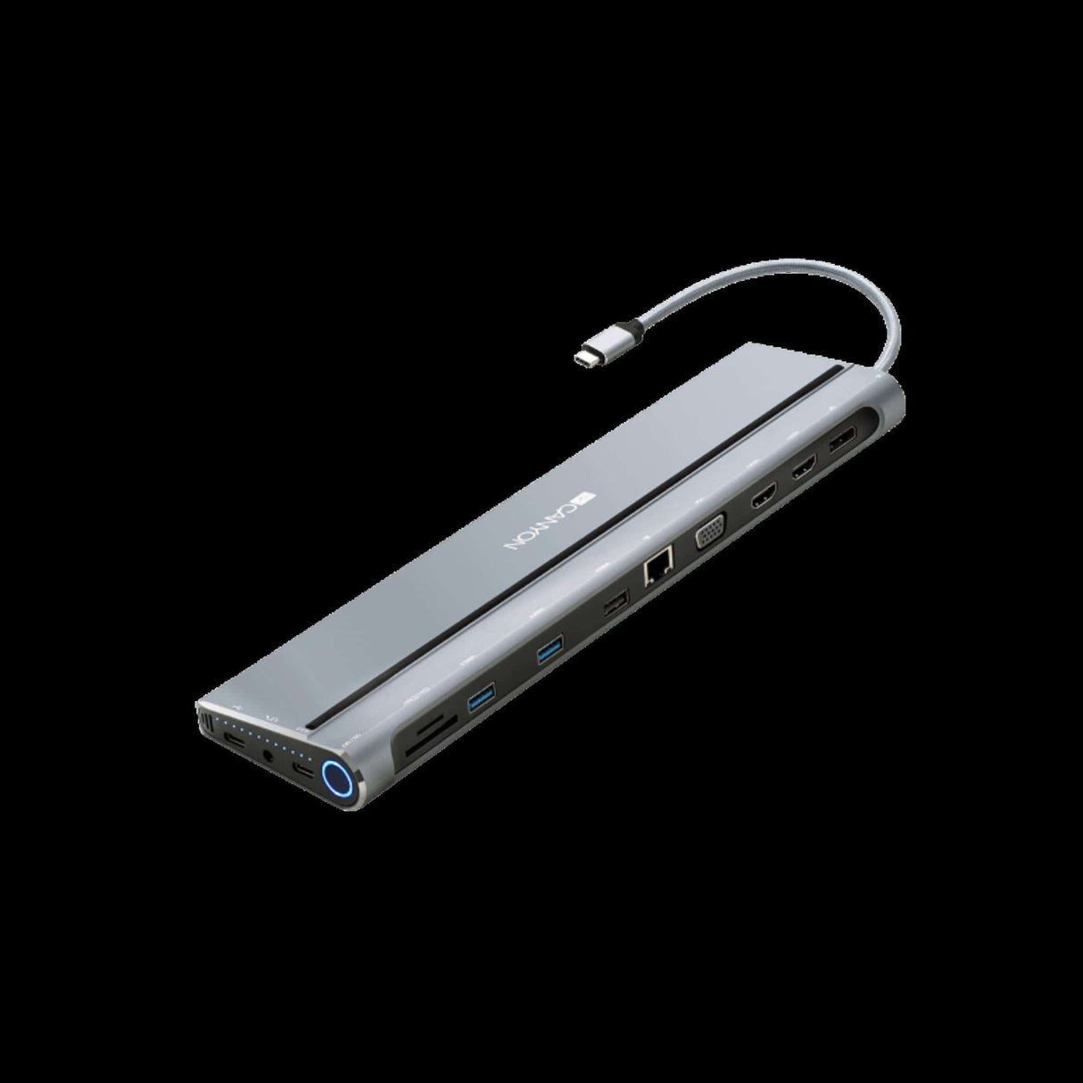 Canyon Interface Hub USB 3.2 Type-C Grey CNS-HDS09B