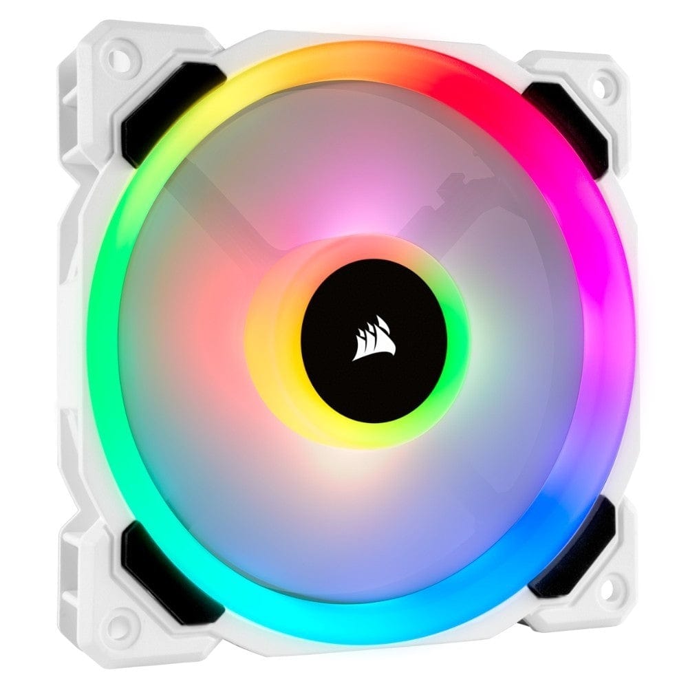 Corsair LL120 RGB Dual Light Loop 120mm Case Fan Tri-pack - White CO-9050092-WW