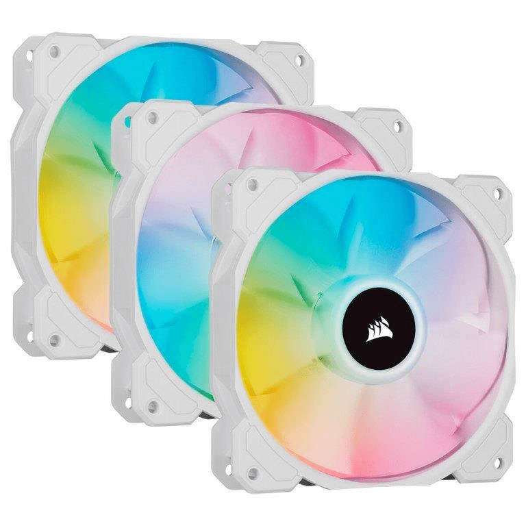 Corsair SP120 RGB ELITE Triple-pack 120mm Case Fan White CO-9050137-WW