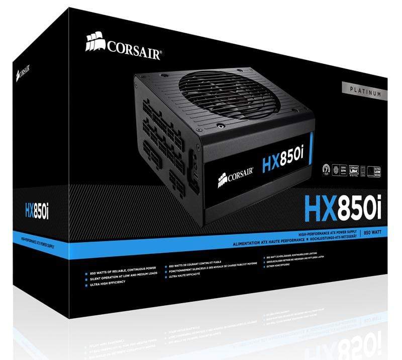 Corsair HX850i power supply unit 850 W 20+4 pin ATX ATX Black CP-9020073-NA