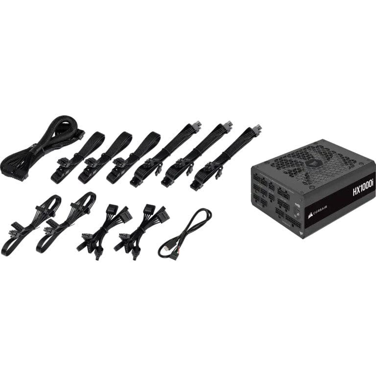 Corsair HX Series HX1000i 1000W 80 PLUS Platinum Certified ATX Fully Modular Power Supply CP-9020214-WW