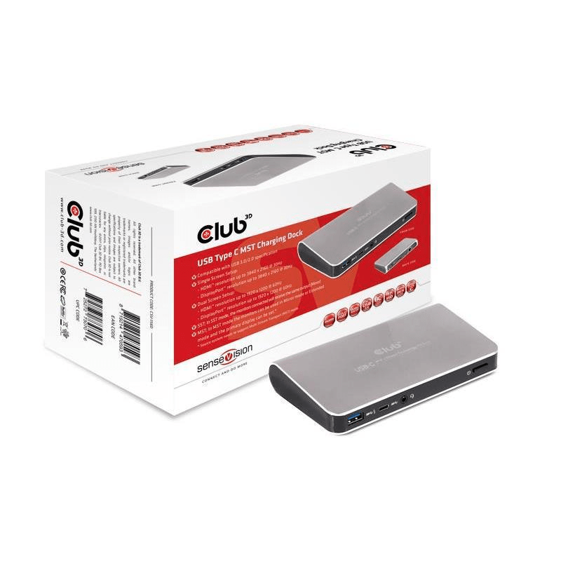 CLUB3D USB Type C MST Charging Dock CSV-1560