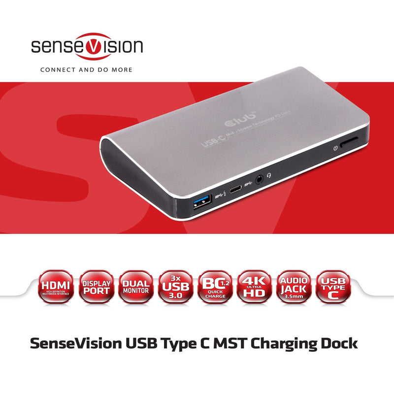 CLUB3D USB Type C MST Charging Dock CSV-1560