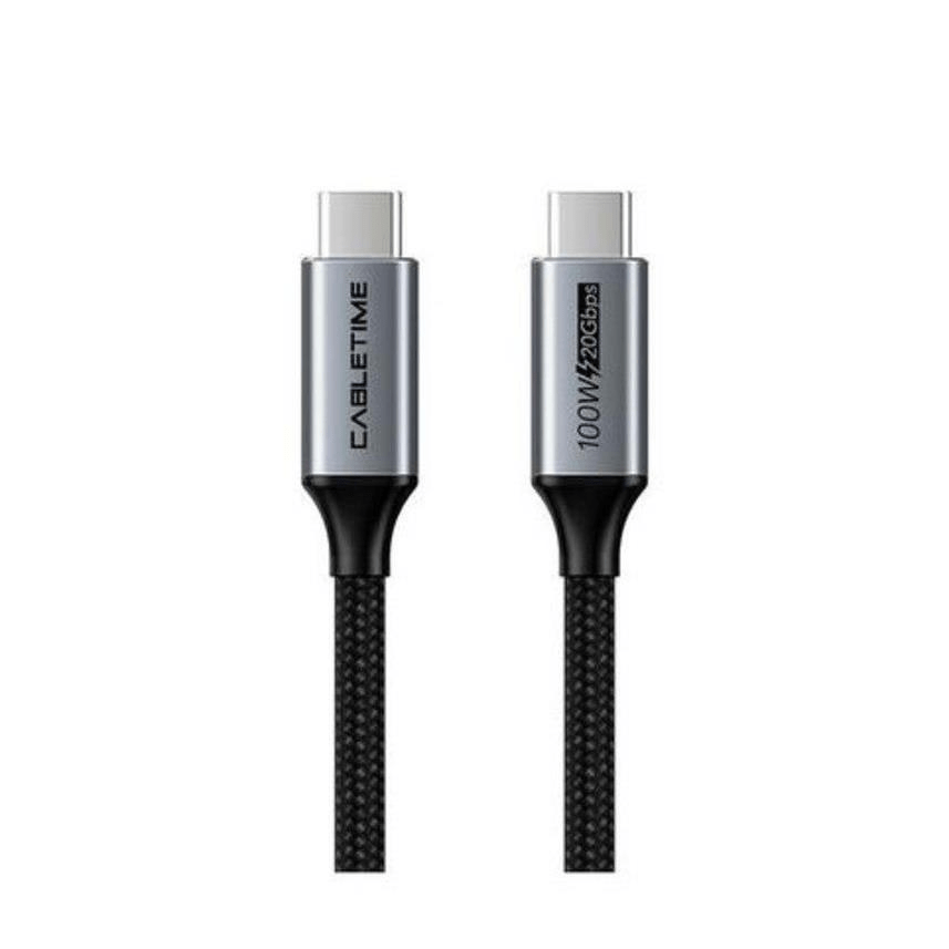 Cabletime CU20H Type-C to USB Type-C 1m Cable CT-C160-PU31CMCM2AG1