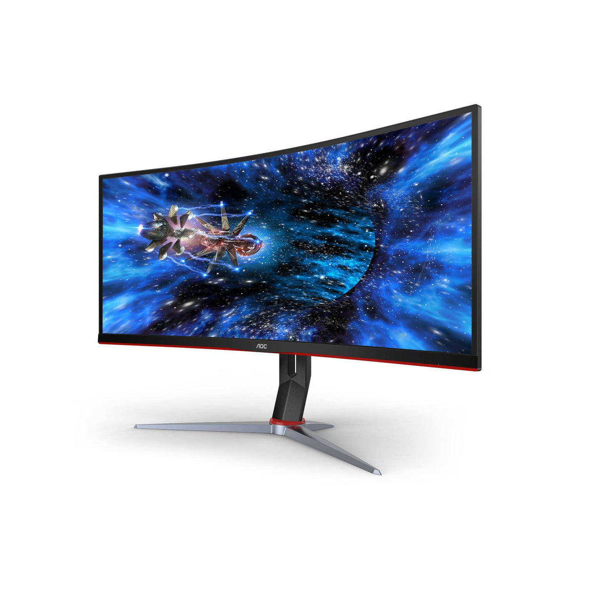 AOC Gaming CU34G2X 34-inch 3440 x 1440px UWQHD 21:9 144Hz 1ms AMD FreeSync VA Curved LCD Monitor