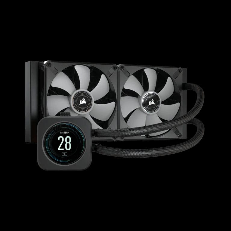 Corsair iCUE H100i Elite LCD Display 240mm Liquid CPU Cooler CW-9060061-WW