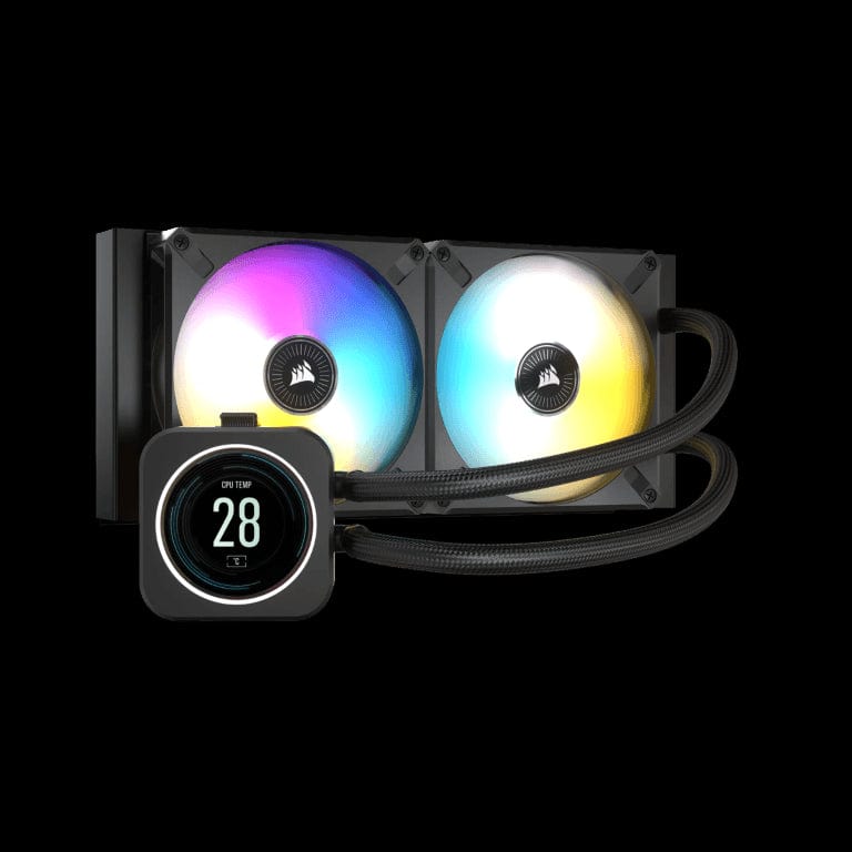 Corsair iCUE H100i Elite LCD Display 240mm Liquid CPU Cooler CW-9060061-WW