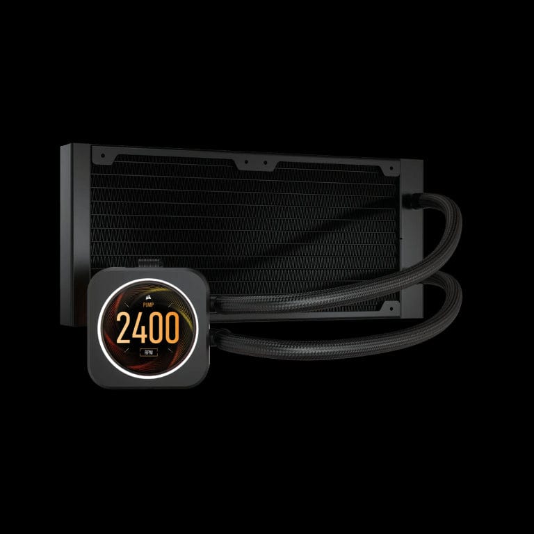 Corsair iCUE H100i Elite LCD Display 240mm Liquid CPU Cooler CW-9060061-WW
