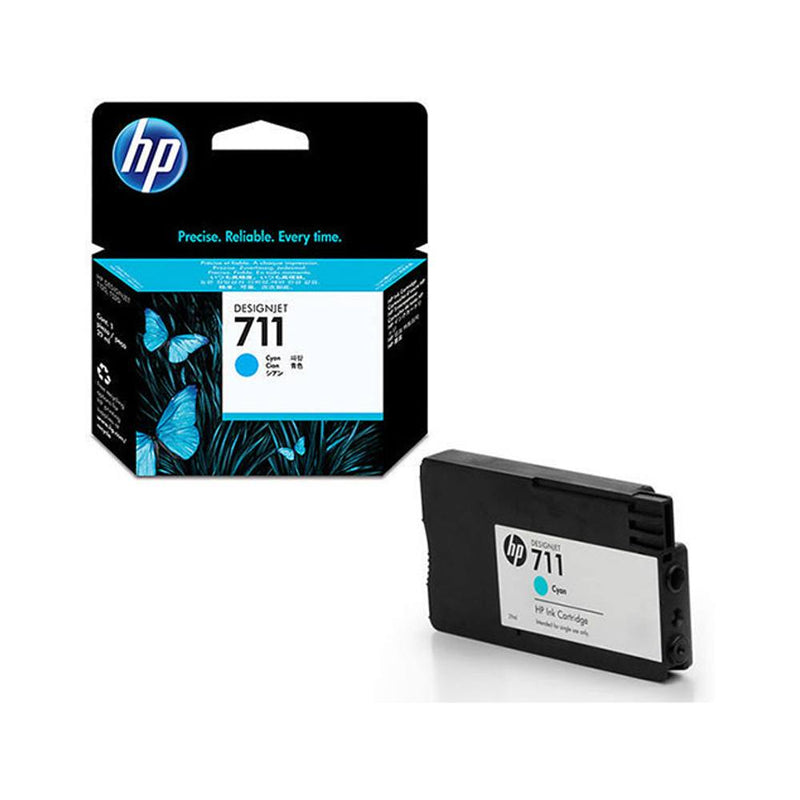 HP 711 29-ml DesignJet Cyan Printer Ink Cartridge Original CZ130A Single-pack