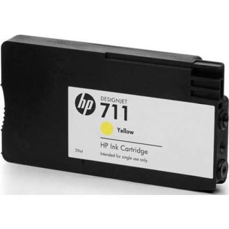 HP 711 29-ml DesignJet Yellow Printer Ink Cartridge Original CZ132A Single-pack