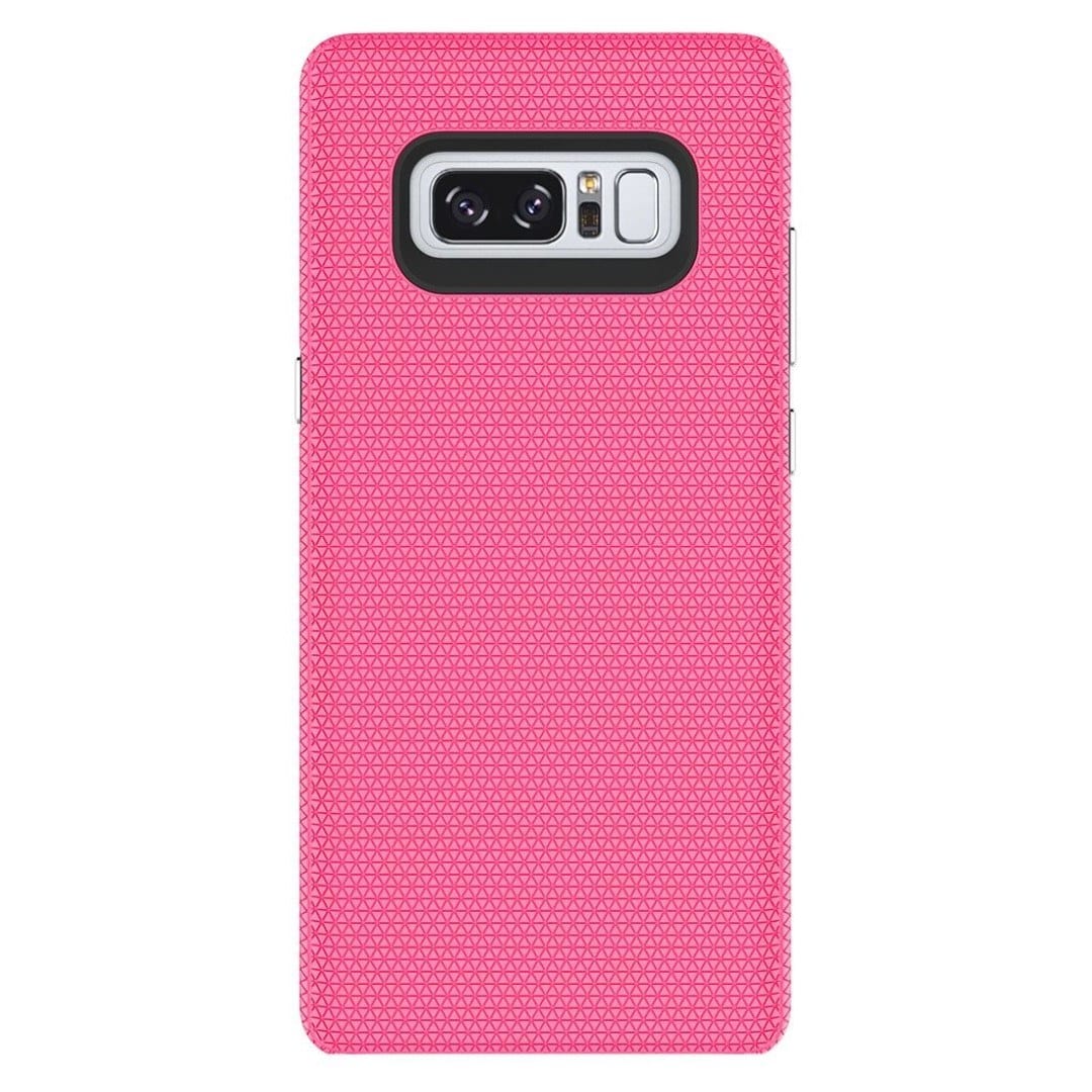 Tuff-Luv Dual layer Anti slip Case for Samsung Galaxy Note 8 Smartphone Pink D1_54