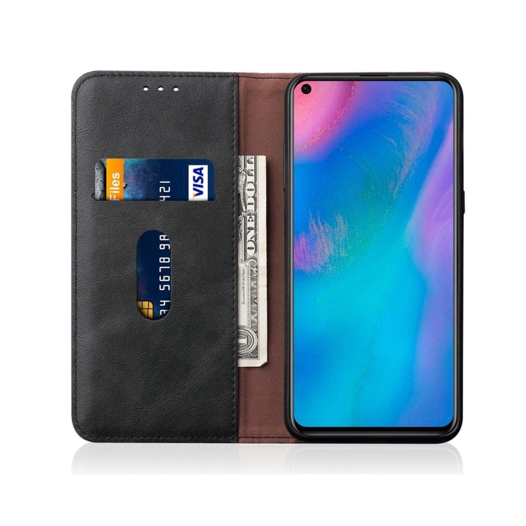 Tuff-Luv Leather Case & Horizontal Stand for Huawei Mate P30 Black D3_157