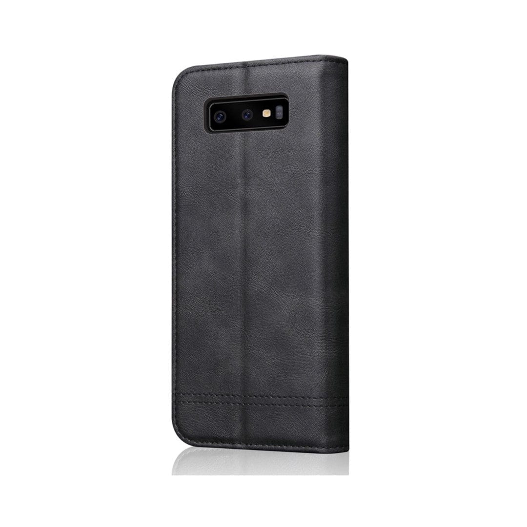 Tuff-Luv Premium Leather Case & Stand Samsung Galaxy S10 Plus Black D3_163