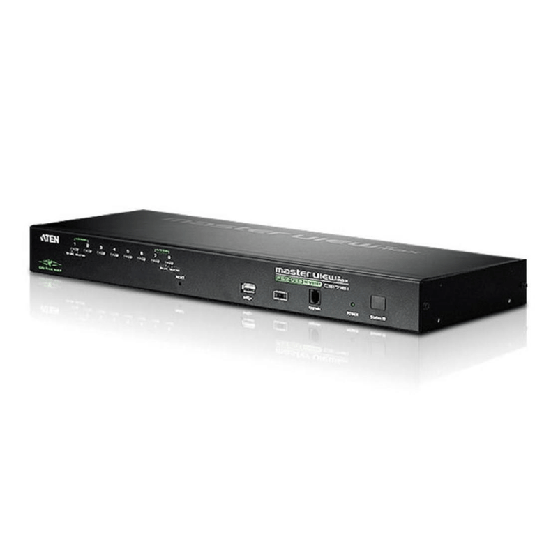 Aten CS1708i 1-Local/Remote Share Access 8-Port PS/2-USB VGA KVM over IP Switch DCP3005