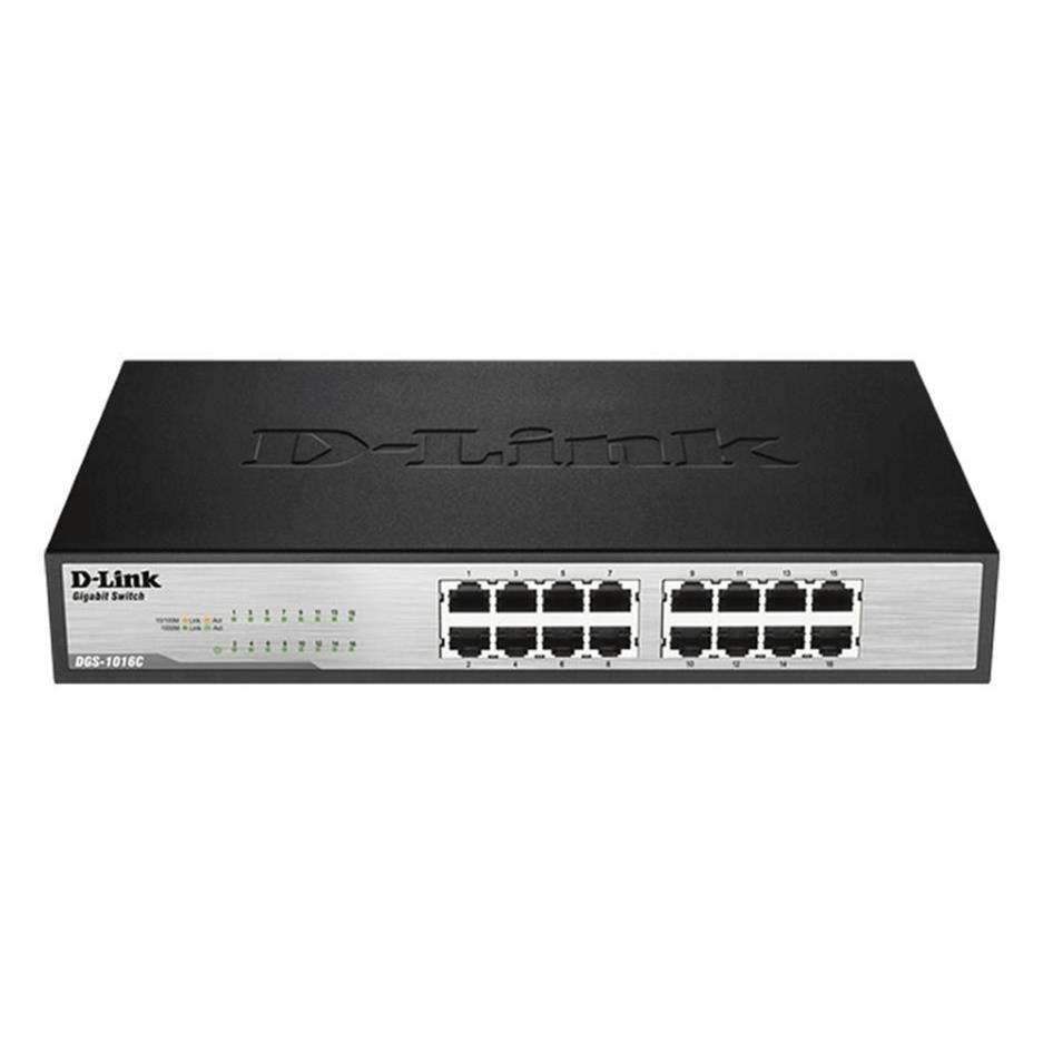 D-Link 16-port Gigabit Unmanaged Switch DGS-1016C/E