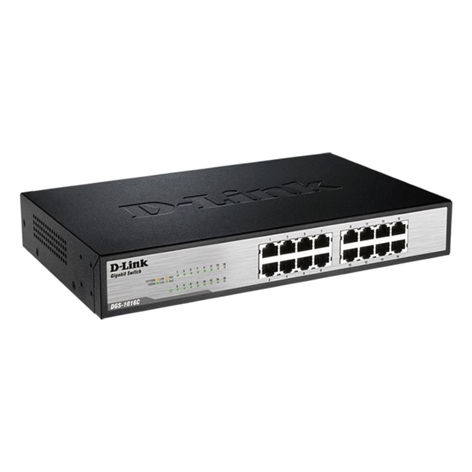 D-Link 16-port Gigabit Unmanaged Switch DGS-1016C/E