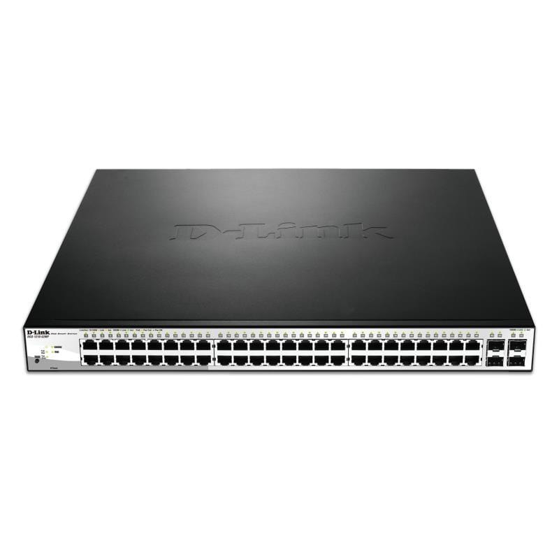 D-Link DGS-1210-52MP 52-port Gigabit Managed Switch L2 Gigabit Ethernet PoE 1U Black
