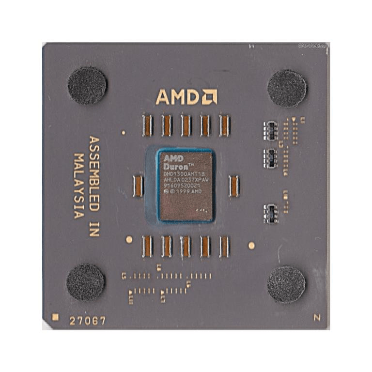 AMD Duron 1300 CPU - 1-core Socket 462 1.3Ghz Processor DHD1300AMT1B