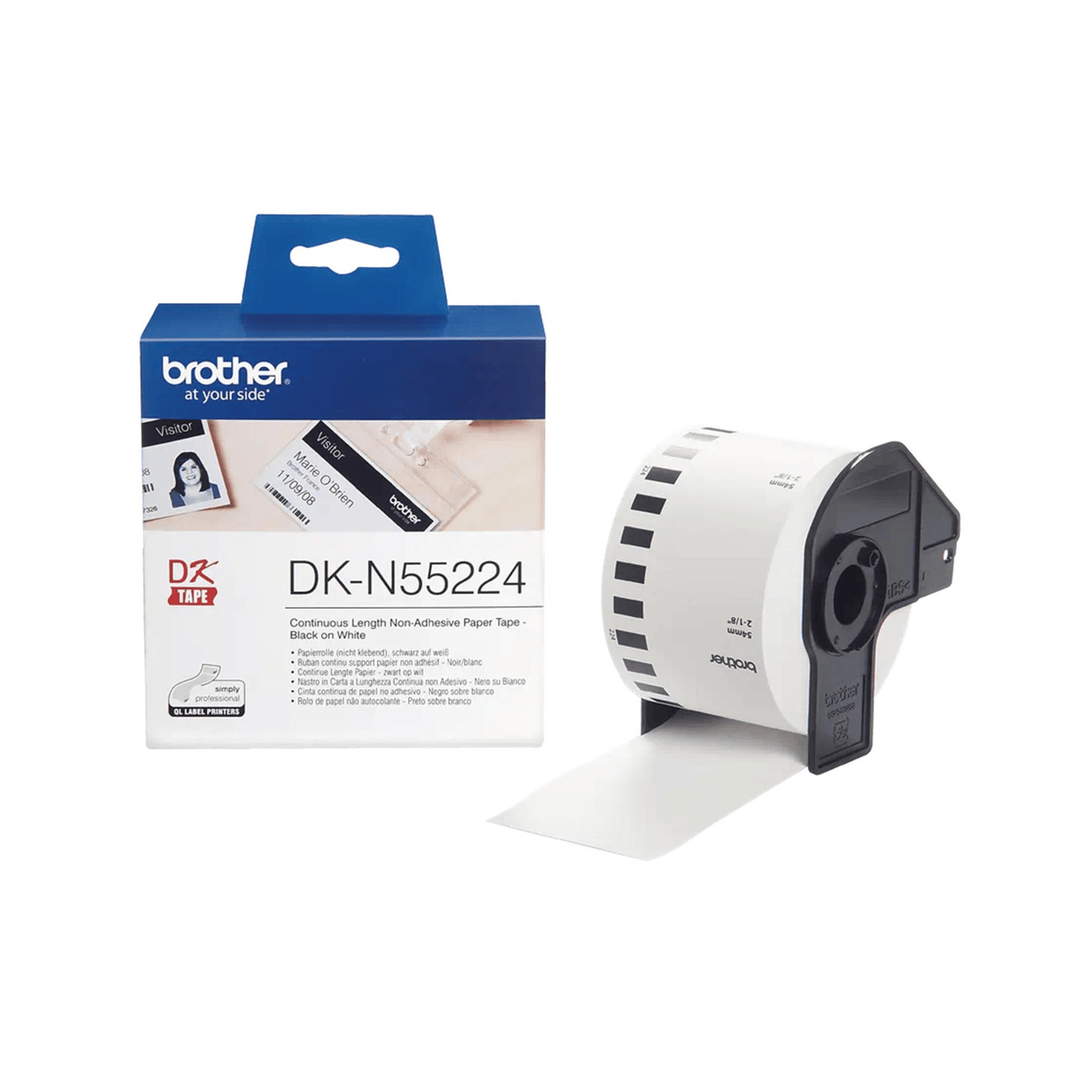 Brother DK-N55224 Compatible Paper Labels