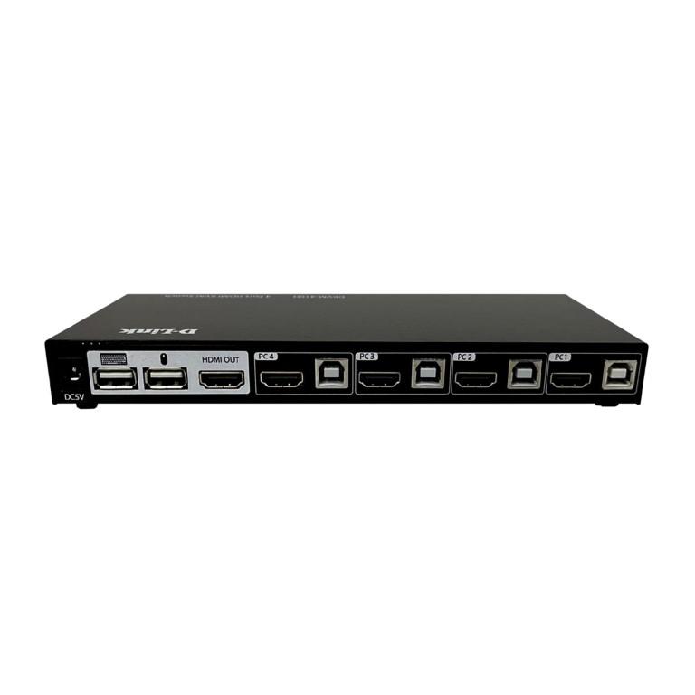 D-Link 4-Port KVM Switch with HDMI and USB Ports DKVM-410H