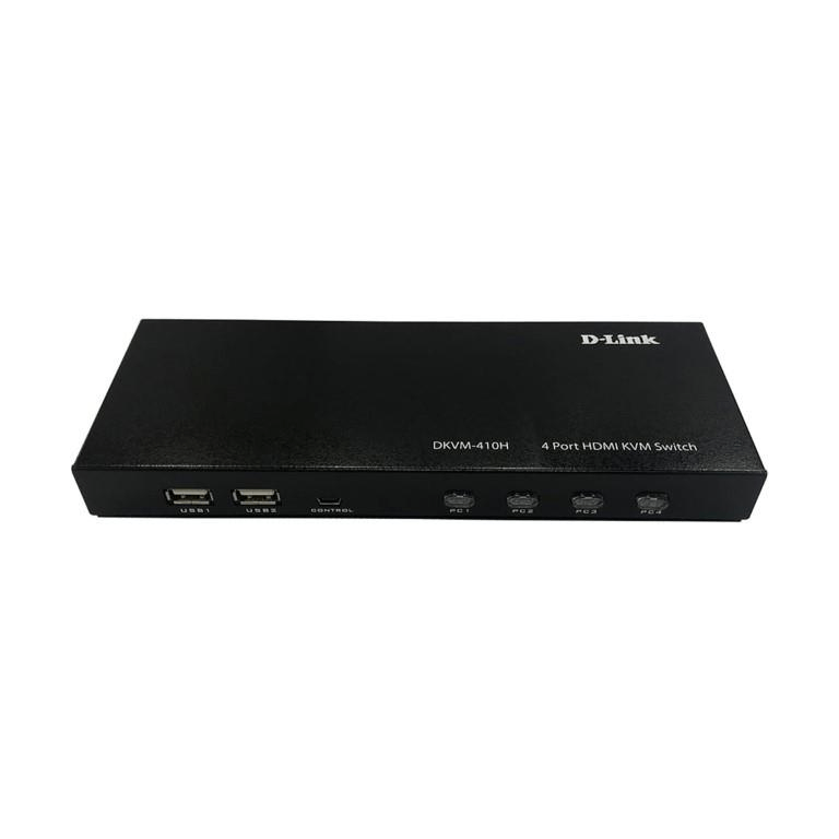 D-Link 4-Port KVM Switch with HDMI and USB Ports DKVM-410H