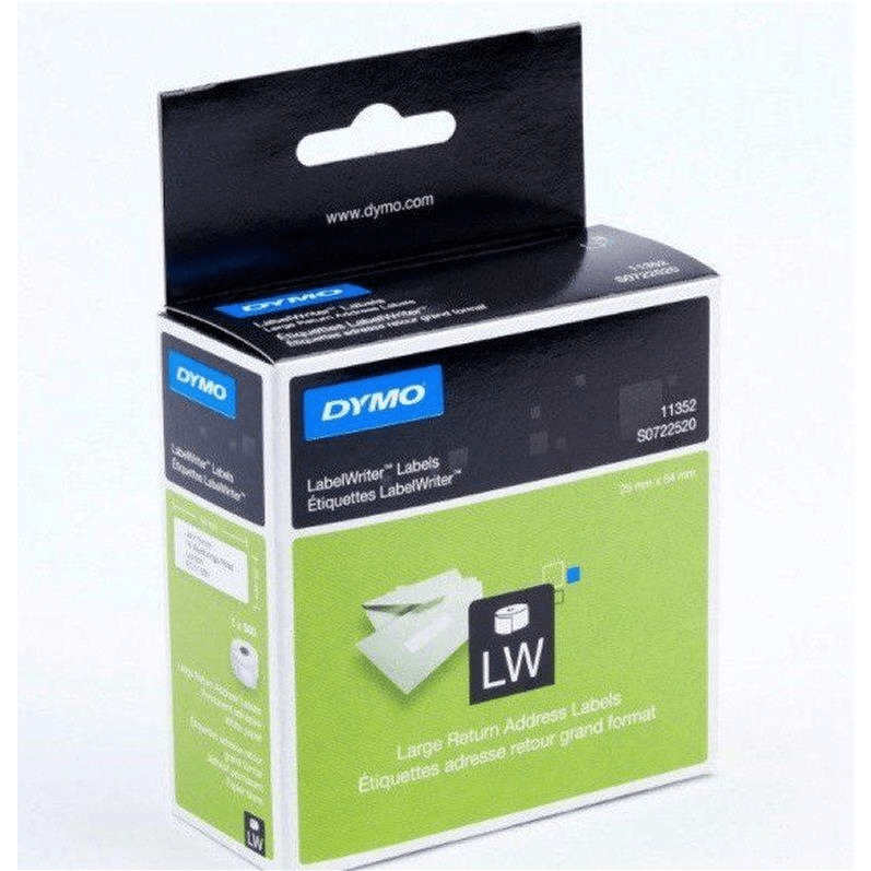 Dymo Label Writer Return Address Labels 25x54mm DS0722520