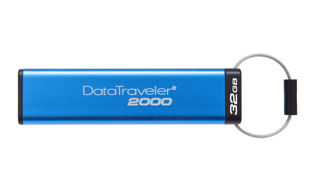 Kingston DataTraveler 2000 32GB USB 3.2 Gen 1 Type-A Blue USB Flash Drive DT2000/32GB