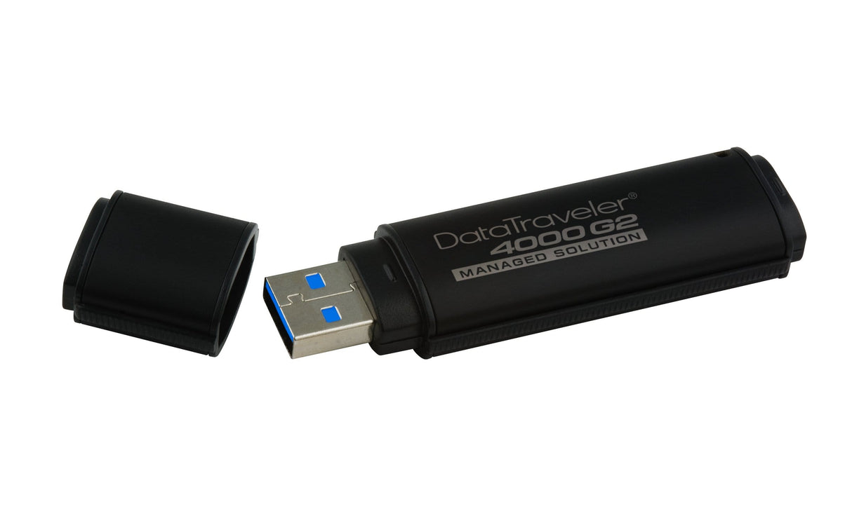 Kingston DataTraveler 4000G2 with Management 4GB USB 3.2 Gen 1 Type-A Black USB Flash Drive DT4000G2DM/4GB
