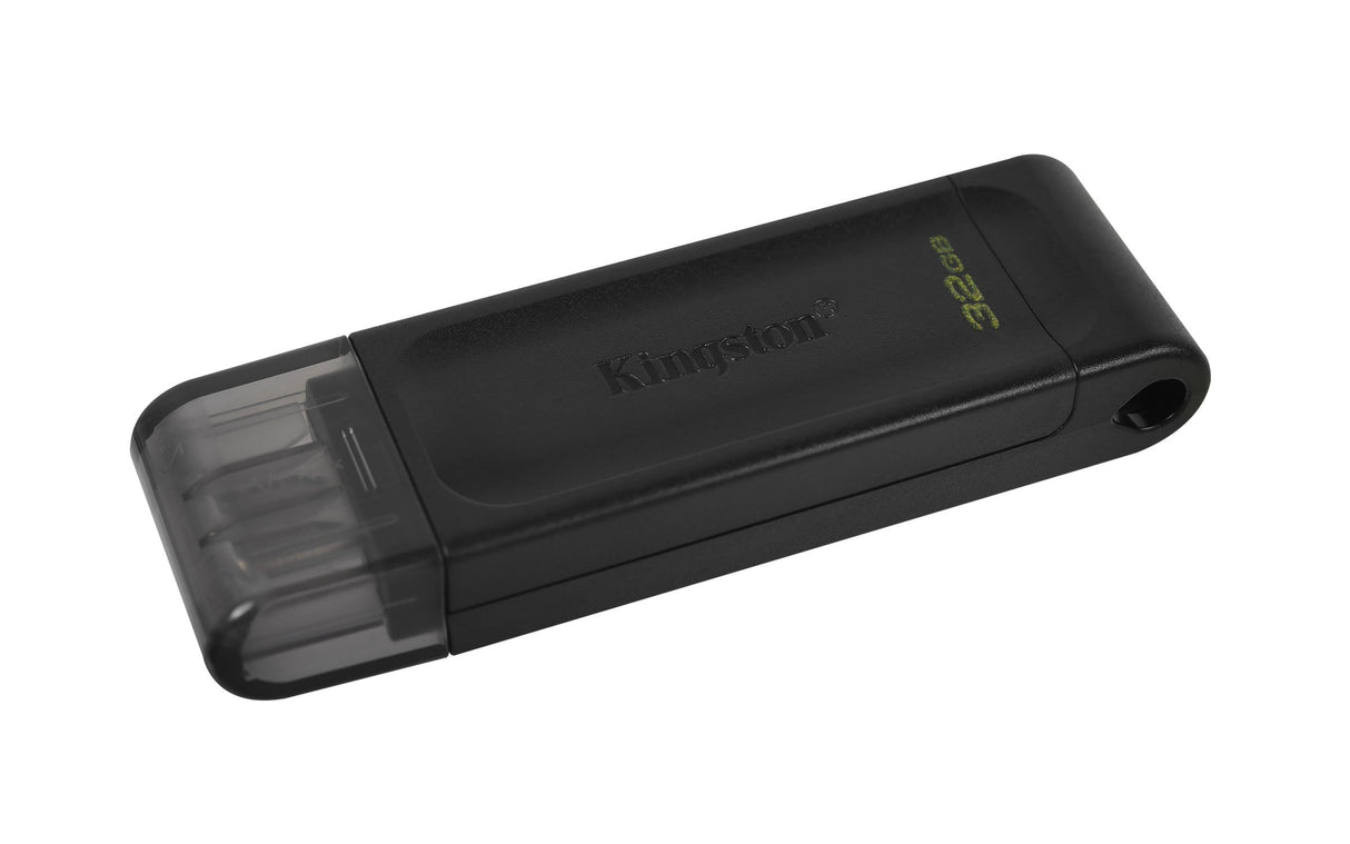 Kingston DataTraveler 70 32GB USB 3.2 Gen 1 Type-C Black USB Flash Drive DT70/32GB