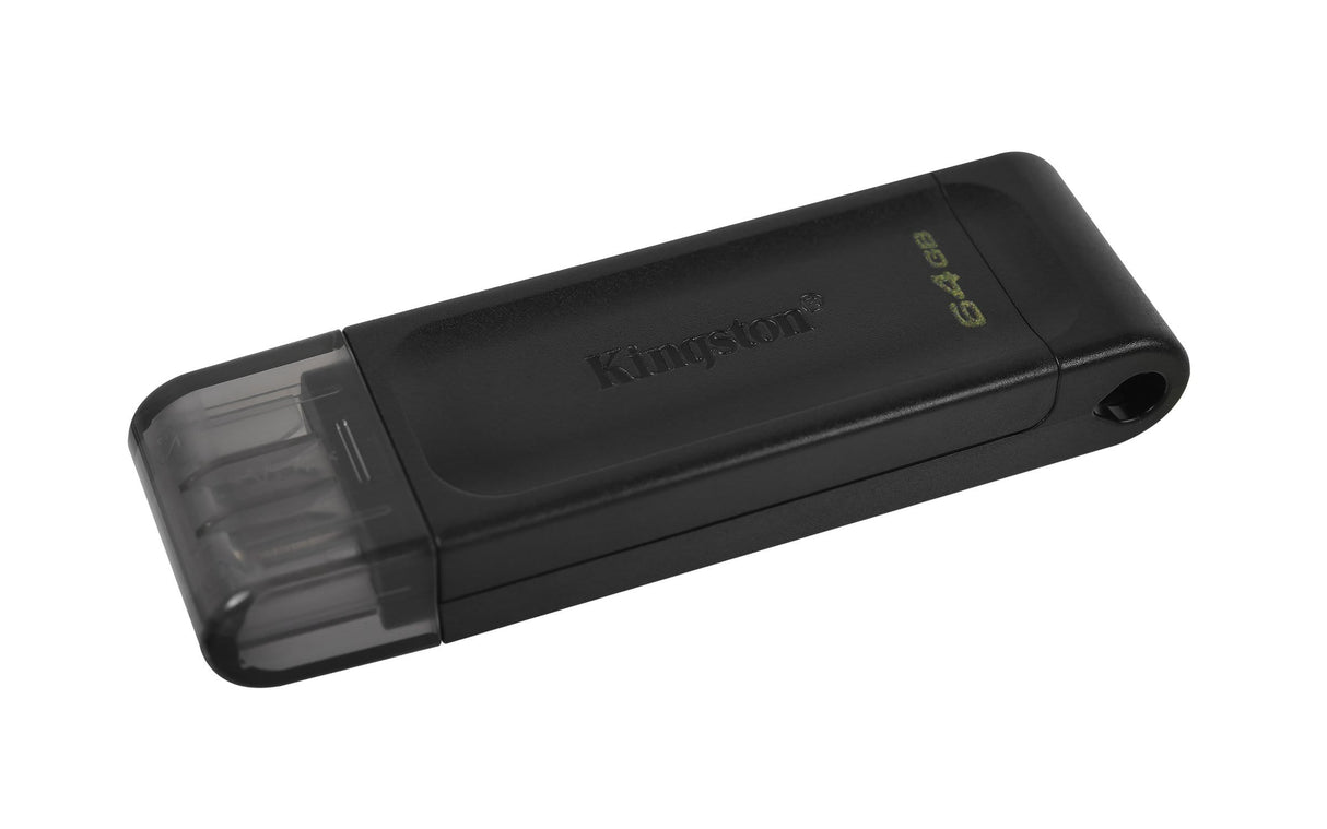 Kingston DataTraveler 70 64GB USB 3.2 Gen 1 Type-C Black USB Flash Drive DT70/64GB