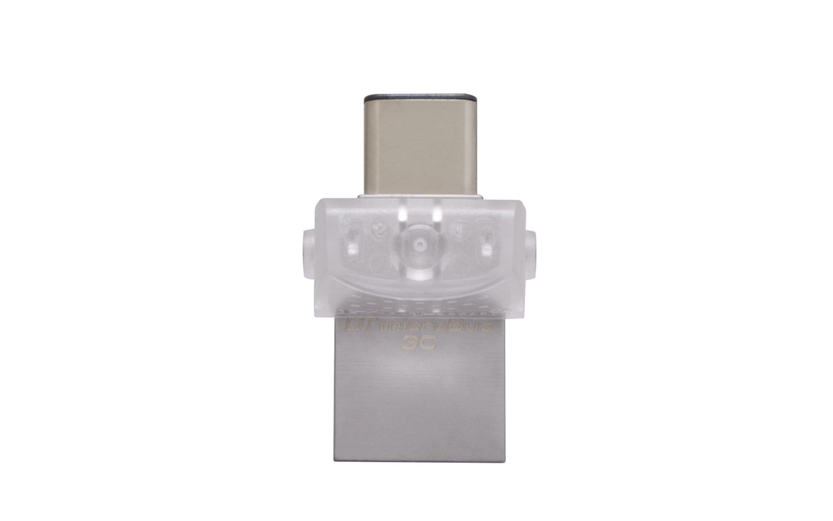 Kingston DataTraveler MicroDuo 3C 128GB USB 3.2 Gen 1 Type-A / Type-C Silver USB Flash Drive DTDUO3C/128GB