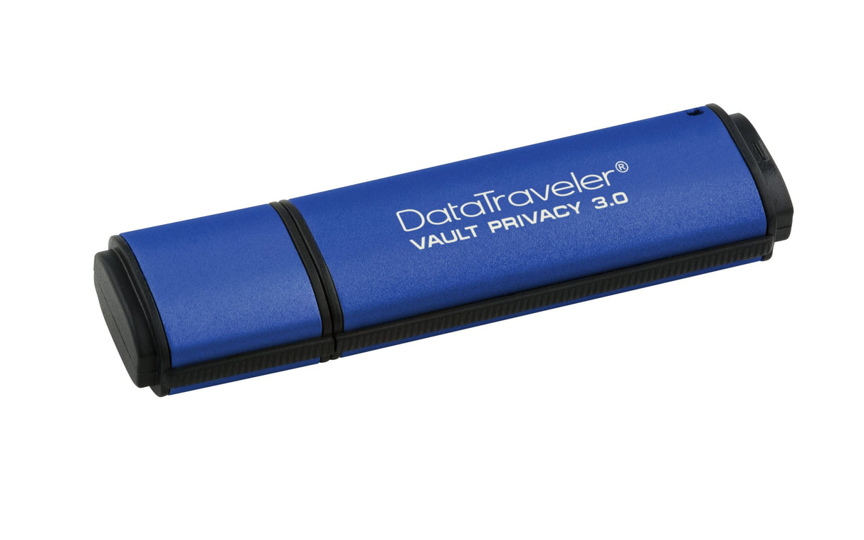 Kingston DataTraveler Vault Privacy 3.0 16GB USB 3.2 Gen 1 Type-A Blue USB Flash Drive DTVP30/16GB