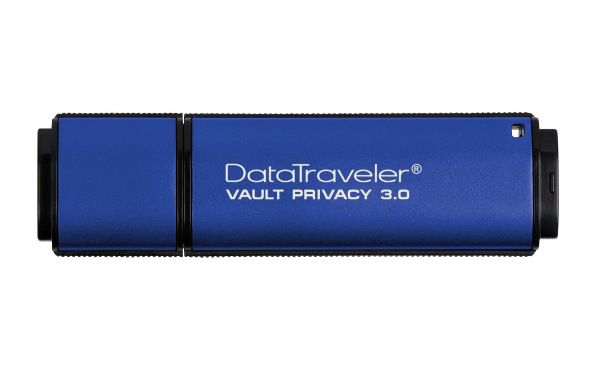Kingston DataTraveler Vault Privacy 3.0 16GB USB 3.2 Gen 1 Type-A Blue USB Flash Drive DTVP30/16GB